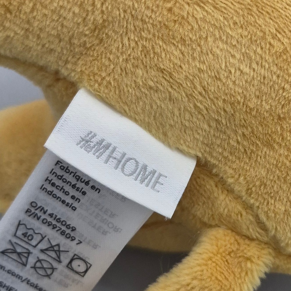 HM Home Kids Lion Plush Stuffed Animal Yellow Safari Jungle Nursery Toy 09978097 - Picture 4 of 10
